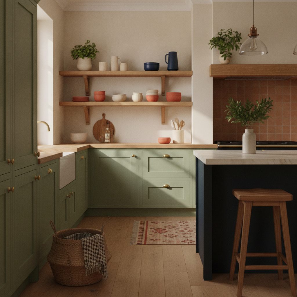 Sage cabinets, finally committed