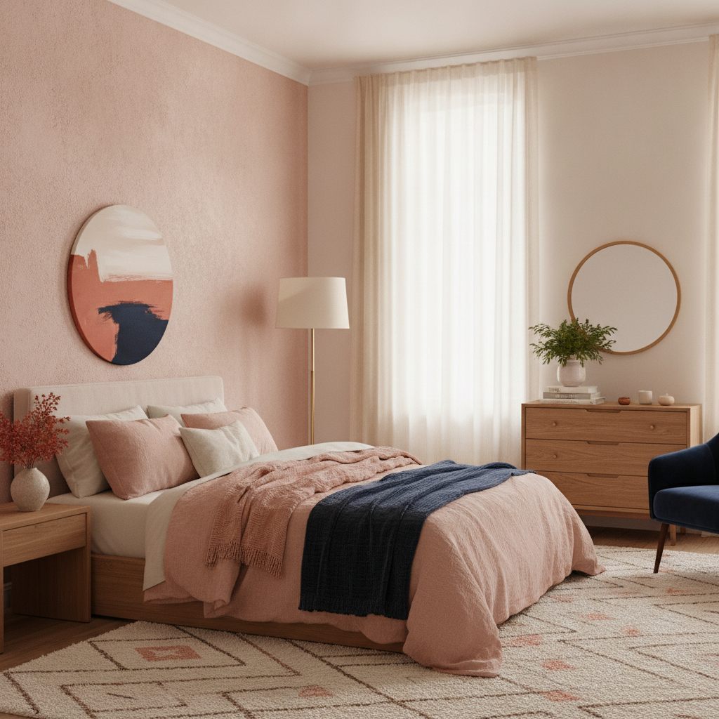 Blush tones and natural light
